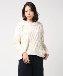 Doux archives | ケーブルモールニット(ニット/セーター)
