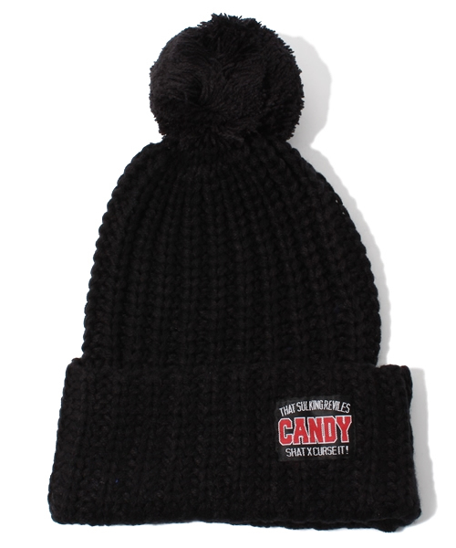 Candy Stripper（キャンディストリッパー）の「CANDY-COLORED KNIT CAP（ニットキャップ/ビーニー・レディース・ブラック/ブルー/ネイビー/ラベンダー/ボルドー/オレンジ・FREE）」の11枚目の写真