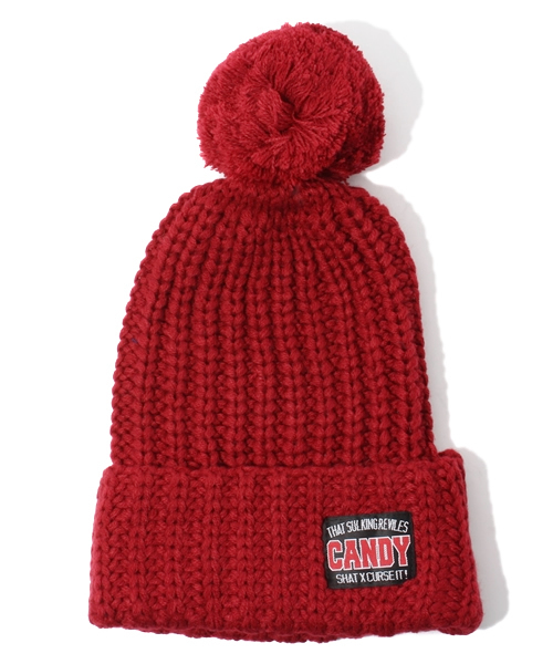 Candy Stripper（キャンディストリッパー）の「CANDY-COLORED KNIT CAP（ニットキャップ/ビーニー・レディース・ブラック/ブルー/ネイビー/ラベンダー/ボルドー/オレンジ・FREE）」の13枚目の写真