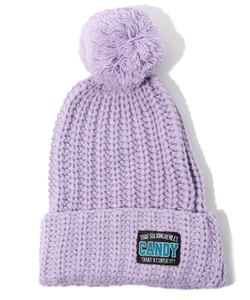 Candy Stripper（キャンディストリッパー）の「CANDY-COLORED KNIT CAP（ニットキャップ/ビーニー・レディース・ブラック/ブルー/ネイビー/ラベンダー/ボルドー/オレンジ・FREE）」の14枚目の写真