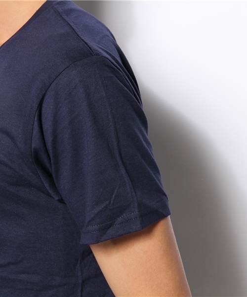 WHO'S WHO gallery（フーズフーギャラリー）の「【rinevuos】BOX TEE（Tシャツ/カットソー・メンズ・ホワイト/ネイビー・MEDIUM/LARGE）」の7枚目の写真