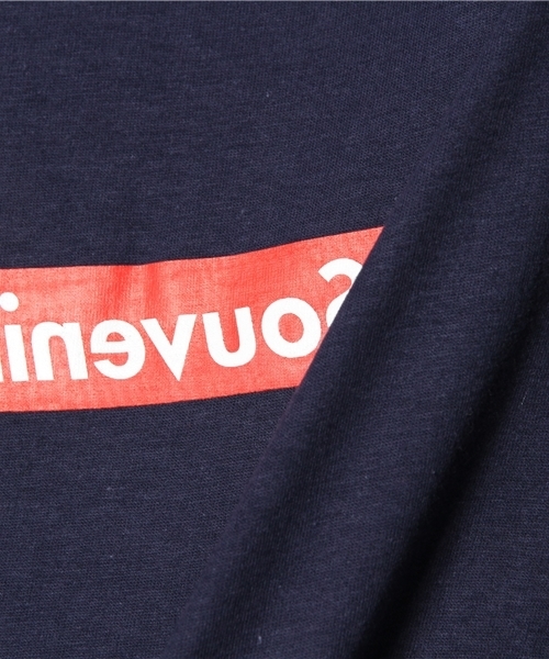 WHO'S WHO gallery（フーズフーギャラリー）の「【rinevuos】BOX TEE（Tシャツ/カットソー・メンズ・ホワイト/ネイビー・MEDIUM/LARGE）」の9枚目の写真