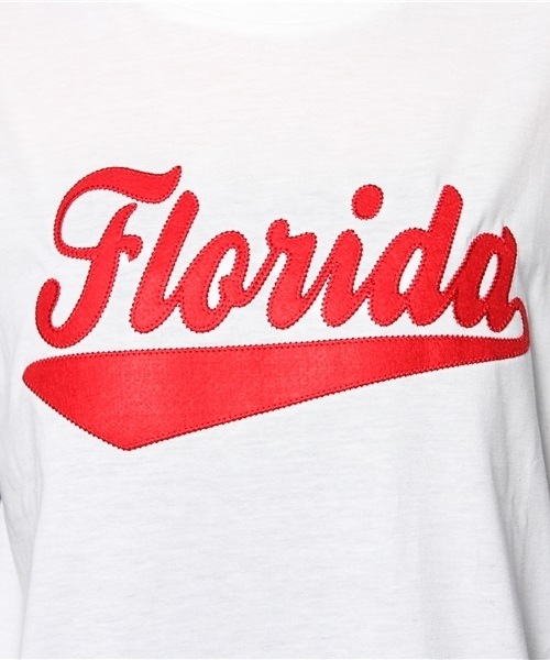 WEGO(ウィゴー)の「WEGO/ワッペン切替7分袖Tシャツ(Tシャツ/カットソー・レディース・ホワイト系その他/グリーン/ネイビー/オフホワイト・FREE)」の10枚目の写真