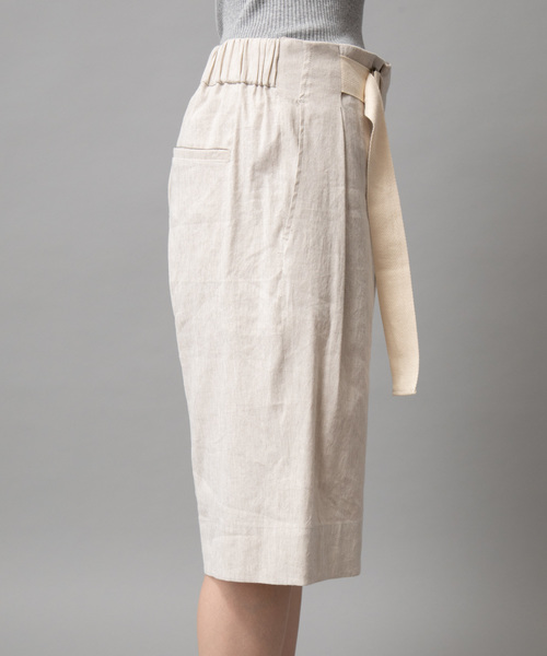 Munich（ミューニック）の「ストレッチバイオリネンハーフパンツ（その他パンツ・レディース・ブラック/グレー/ナチュラル/キャメル・S/M/XS）」の7枚目の写真