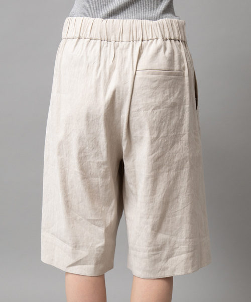 Munich（ミューニック）の「ストレッチバイオリネンハーフパンツ（その他パンツ・レディース・ブラック/グレー/ナチュラル/キャメル・S/M/XS）」の8枚目の写真