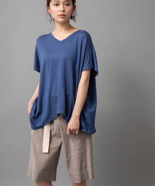 Munich（ミューニック）の「ストレッチバイオリネンハーフパンツ（その他パンツ・レディース・ブラック/グレー/ナチュラル/キャメル・S/M/XS）」の22枚目の写真