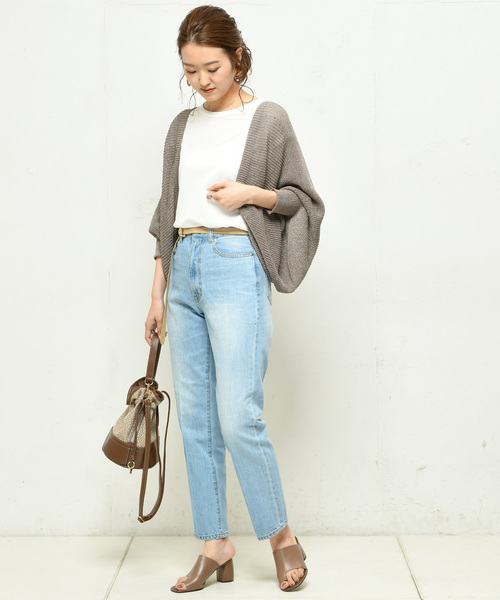 DouDou（ドゥドゥ）の「畦ボレロカーディガン（カーディガン/ボレロ・レディース・ベージュ/モカ・FREE）」の16枚目の写真