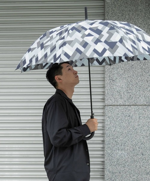 ameme（アメメ）の「ameme　リスボン長傘（長傘・レディース・ネイビー/グレー/レッド/カーキ・FREE）」の2枚目の写真