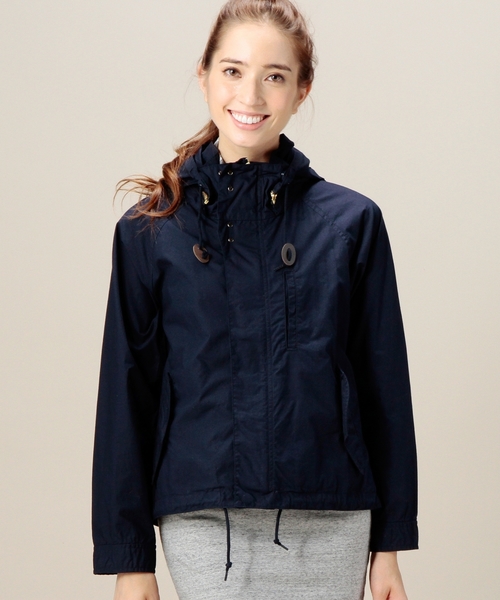 BEAUTY&YOUTH UNITED ARROWS（ビューティーアンドユースユナイテッドアローズ）の「BYBC タイプライターフードブルゾン ▽◆（ブルゾン・レディース・ベージュ/イエロー/オリーブ/レッド/ネイビー・SMALL/MEDIUM）」の3枚目の写真