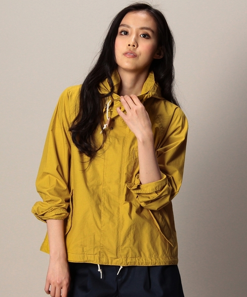 BEAUTY&YOUTH UNITED ARROWS（ビューティーアンドユースユナイテッドアローズ）の「BYBC タイプライターフードブルゾン ▽◆（ブルゾン・レディース・ベージュ/イエロー/オリーブ/レッド/ネイビー・SMALL/MEDIUM）」の4枚目の写真