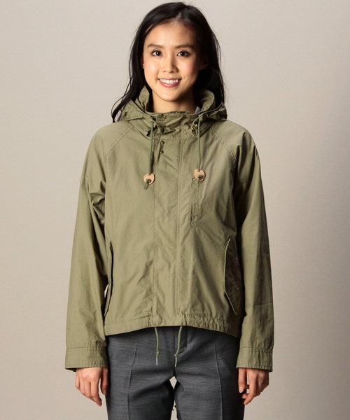 BEAUTY&YOUTH UNITED ARROWS（ビューティーアンドユースユナイテッドアローズ）の「BYBC タイプライターフードブルゾン ▽◆（ブルゾン・レディース・ベージュ/イエロー/オリーブ/レッド/ネイビー・SMALL/MEDIUM）」の16枚目の写真