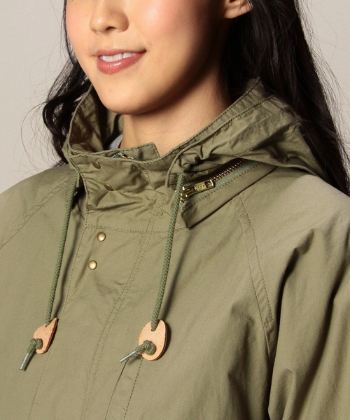 BEAUTY&YOUTH UNITED ARROWS（ビューティーアンドユースユナイテッドアローズ）の「BYBC タイプライターフードブルゾン ▽◆（ブルゾン・レディース・ベージュ/イエロー/オリーブ/レッド/ネイビー・SMALL/MEDIUM）」の6枚目の写真