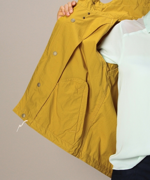 BEAUTY&YOUTH UNITED ARROWS（ビューティーアンドユースユナイテッドアローズ）の「BYBC タイプライターフードブルゾン ▽◆（ブルゾン・レディース・ベージュ/イエロー/オリーブ/レッド/ネイビー・SMALL/MEDIUM）」の11枚目の写真