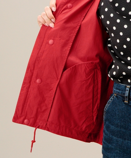 BEAUTY&YOUTH UNITED ARROWS（ビューティーアンドユースユナイテッドアローズ）の「BYBC タイプライターフードブルゾン ▽◆（ブルゾン・レディース・ベージュ/イエロー/オリーブ/レッド/ネイビー・SMALL/MEDIUM）」の12枚目の写真