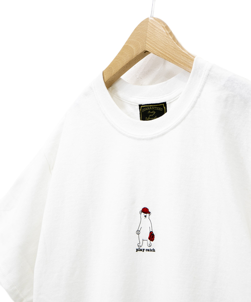modem design（モデムデザイン）の「MODEM DESIGN/モデムデザイン　 TEE -クマBaseball（Tシャツ/カットソー・メンズ・ホワイト/ブラック・MEDIUM/LARGE/X-LARGE）」の4枚目の写真