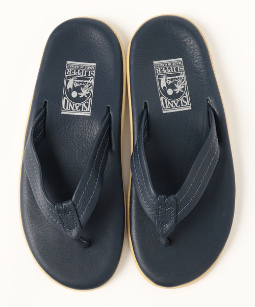 ISLAND SLIPPER(アイランドスリッパ)の「ISLAND SLIPPER×BEAMS / 別注 トングサンダル ネイビー(サンダル・メンズ・ネイビー・8inch/10inch/9inch)」の4枚目の写真
