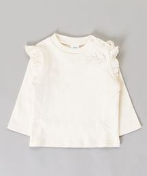 SUNDAYS SUN | 肩フリル長袖Ｔシャツ(Tシャツ/カットソー)