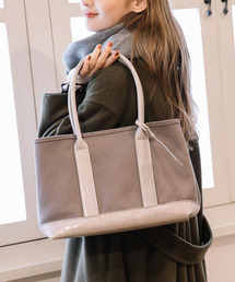 カシュカシュ cachecache / パーテーションキャンバストートバッグL