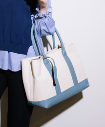 カシュカシュ cachecache / パーテーションキャンバストートバッグL