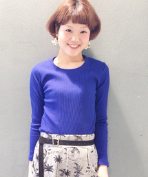 Kastane | 【Kastane】リブプルオーバー(Tシャツ/カットソー)