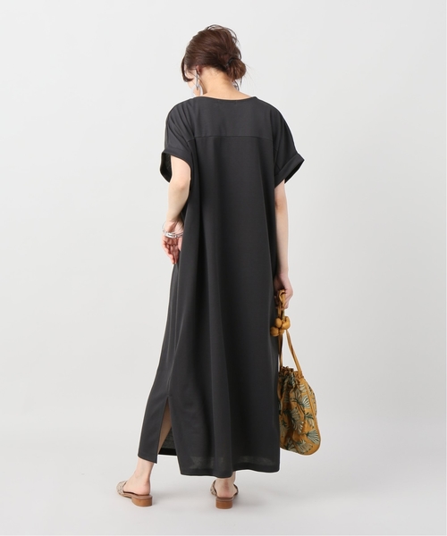 B.C STOCK（ベーセーストック）の「《追加》カットミラノスキッパーワンピース◆（ワンピース・レディース・ブラック/カーキ/キャメル・FREE）」の11枚目の写真