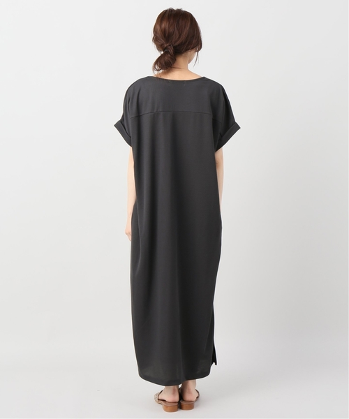 B.C STOCK（ベーセーストック）の「《追加》カットミラノスキッパーワンピース◆（ワンピース・レディース・ブラック/カーキ/キャメル・FREE）」の14枚目の写真