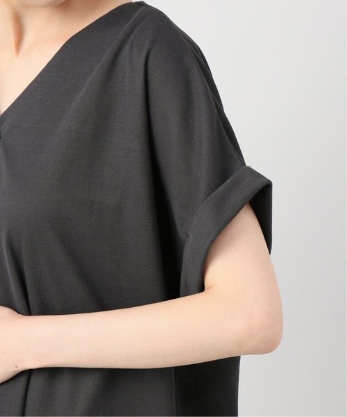 B.C STOCK（ベーセーストック）の「《追加》カットミラノスキッパーワンピース◆（ワンピース・レディース・ブラック/カーキ/キャメル・FREE）」の18枚目の写真