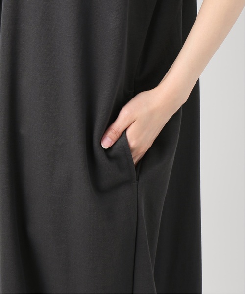 B.C STOCK（ベーセーストック）の「《追加》カットミラノスキッパーワンピース◆（ワンピース・レディース・ブラック/カーキ/キャメル・FREE）」の19枚目の写真