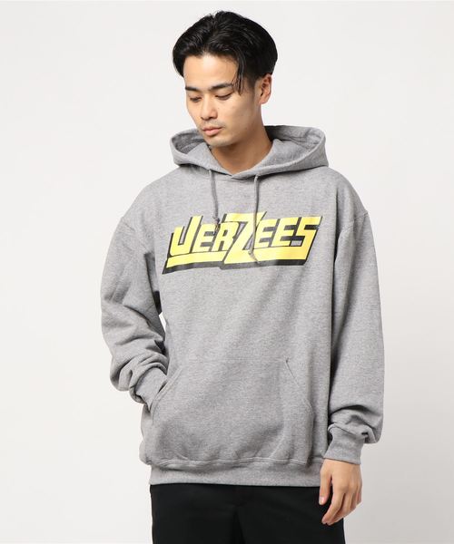 Revo.(レボ)の「【Revo.】JERZEES プルオーバーパーカー/YELLOW LOGO/メンズ(パーカー・メンズ・ホワイト/ブラック/グレー・M/L)」の3枚目の写真
