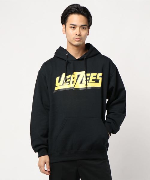 Revo.(レボ)の「【Revo.】JERZEES プルオーバーパーカー/YELLOW LOGO/メンズ(パーカー・メンズ・ホワイト/ブラック/グレー・M/L)」の1枚目の写真