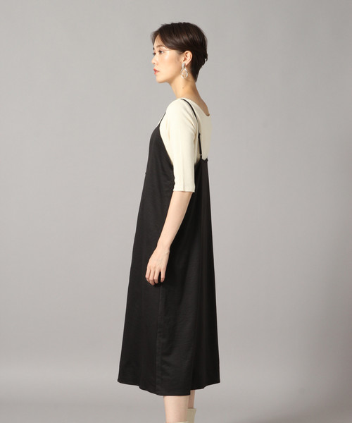 LOWRYS FARM(ローリーズファーム)の「サテンキャミワンピ 851020(ワンピース・レディース・ブラック/ブラウン/グリーン系その他・FREE)」の8枚目の写真