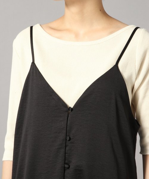 LOWRYS FARM(ローリーズファーム)の「サテンキャミワンピ 851020(ワンピース・レディース・ブラック/ブラウン/グリーン系その他・FREE)」の6枚目の写真