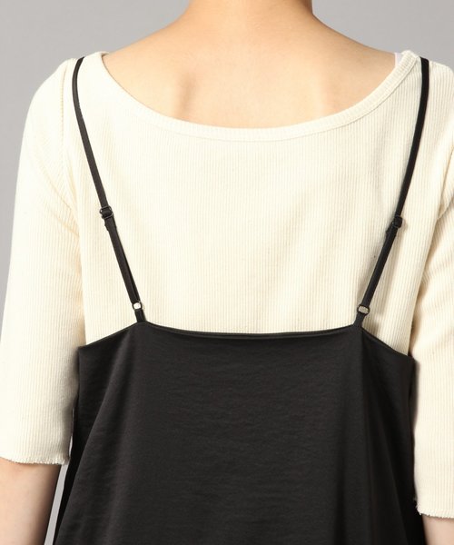 LOWRYS FARM(ローリーズファーム)の「サテンキャミワンピ 851020(ワンピース・レディース・ブラック/ブラウン/グリーン系その他・FREE)」の10枚目の写真