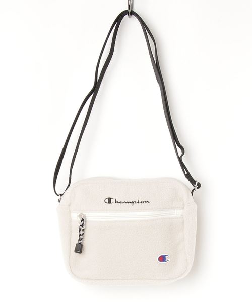 Champion（チャンピオン）の「【CHAMPION/チャンピオン】フリースミニショルダーバッグ モコモコ ボア ブランドロゴ 刺繍