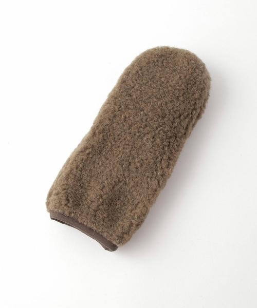 COLD BREAKER(コールドブレーカー)の「<COLD BREAKER>BOA MITTENS/ミトン(手袋・レディース・ライトグレー/ブラック/ブラウン・FREE)」の9枚目の写真
