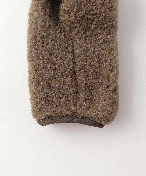 COLD BREAKER(コールドブレーカー)の「<COLD BREAKER>BOA MITTENS/ミトン(手袋・レディース・ライトグレー/ブラック/ブラウン・FREE)」の11枚目の写真