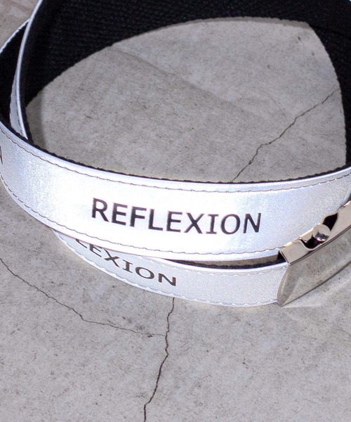 WEGO（ウィゴー）の「WEGO/リフレクターテープガチャベルト（ベルト・メンズ・シルバー・FREE）」の4枚目の写真