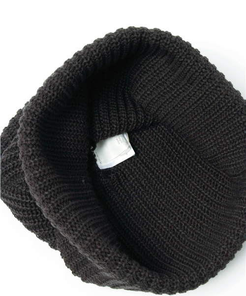 HARE（ハレ）の「コットンワッチ【HARE】（ニットキャップ/ビーニー・レディース・オフホワイト/グレー/ネイビー/ボルドー・ONE SIZE）」の6枚目の写真