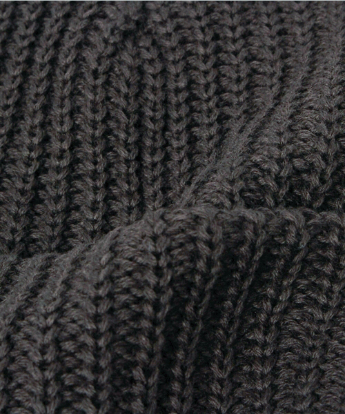 HARE（ハレ）の「コットンワッチ【HARE】（ニットキャップ/ビーニー・レディース・オフホワイト/グレー/ネイビー/ボルドー・ONE SIZE）」の7枚目の写真