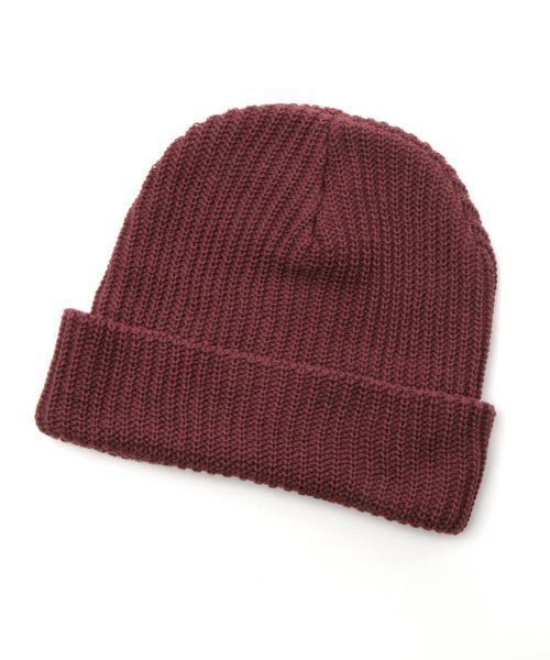 HARE（ハレ）の「コットンワッチ【HARE】（ニットキャップ/ビーニー・レディース・オフホワイト/グレー/ネイビー/ボルドー・ONE SIZE）」の11枚目の写真