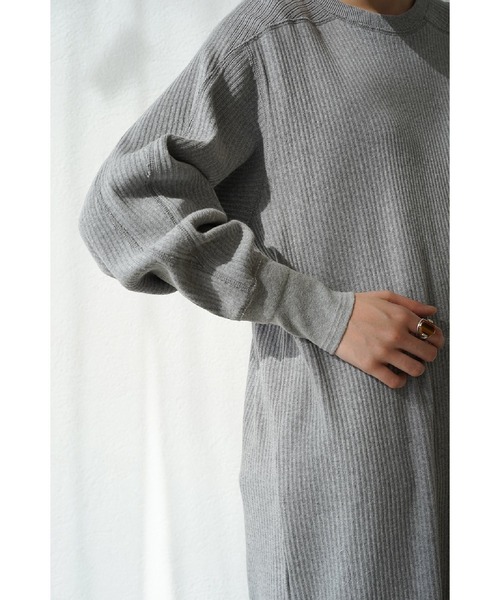 CLANE  HEAVY RIB LONG TOPS  ロングトップス　新品 CLANE（クラネ）の「CLANE クラネ “HEAVY RIB LONG TOPS” ヘビーリブ