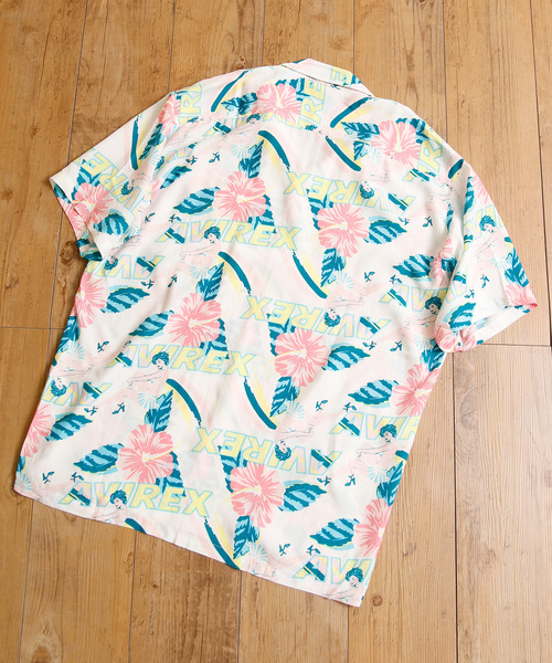 And A(アンドエー)の「AVIREX アヴィレックス / SS PINUP GIRL HAWAIIAN SH ピンナップガール ハワイアン アロハシャツ / 6195118(シャツ/ブラウス・メンズ・ホワイト/ブラック・MEDIUM/LARGE/X-LARGE/XX-LARGE)」の11枚目の写真