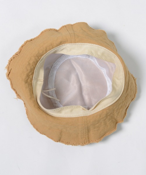 shopnikoniko（ショップニコニコ）の「フリンジシンプルバケットハット（ハット・レディース・ホワイト/ブラック/ベージュ/ブラウン/レッド/グリーン・フリー）」の11枚目の写真