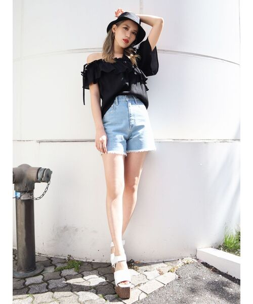 EMODA(エモダ)の「タンクボリュームウエッジヒール(サンダル・レディース・ホワイト/ブラック/レッド・SMALL/MEDIUM/LARGE)」の5枚目の写真