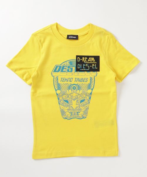 【VIP価格】DIESEL ディーゼル イエロー ビッグ ロゴ Tシャツ DIESEL（ディーゼル）の「メンズ Tシャツ ロゴ（Tシャツ
