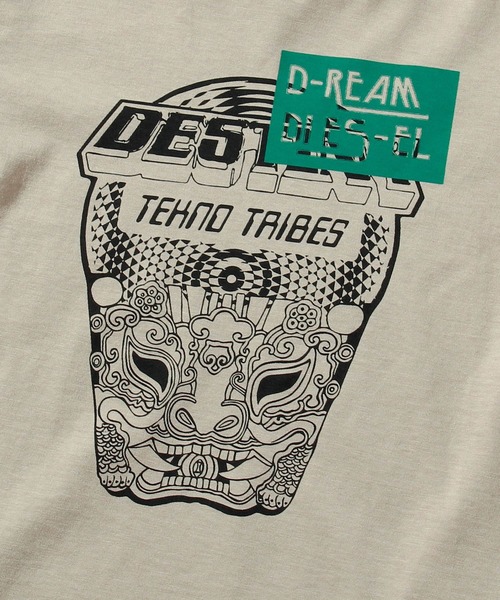 DIESEL KIDS（ディーゼルキッズ）の「DIESEL（ディーゼル）Kids & Junior ブランドロゴグラフィックコットンTシャツカットソー（Tシャツ/カットソー・キッズ・ホワイト/ライトグレー/ベージュ/イエロー/ブルー・4Y/6Y/8Y/10Y/12Y/14Y/16Y）」の14枚目の写真