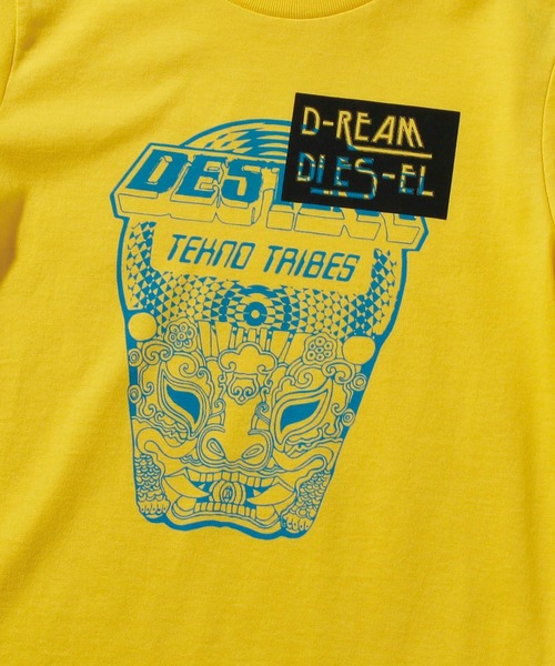 【VIP価格】DIESEL ディーゼル イエロー ビッグ ロゴ Tシャツ 0000292098000.jpg