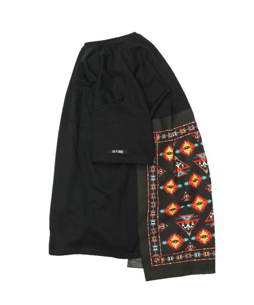 C.E.L.STORE(セルストア)の「RE CONSTRUCT/リコンストラクト BANDANA TAIL POCKET TEE(Tシャツ/カットソー)」|ブラック系その他2