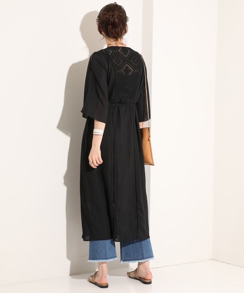 Public ワンピースtokyo パブリックトウキョウ のファッション パネルレースワンピース ワンピース Public