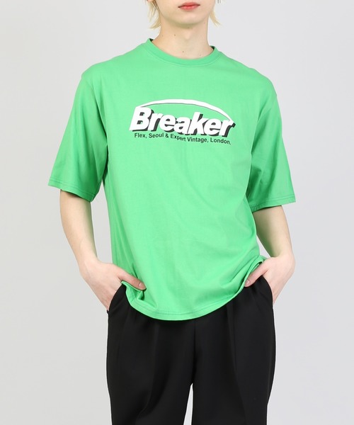 DING(ディング)の「DING/Breaker Tシャツ(Tシャツ/カットソー・レディース・グリーン/ホワイト/ブラック・FREE)」の1枚目の写真
